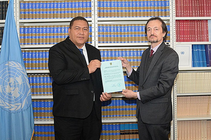 Tuvalu ratifies the Comprehensive Nuclear-Test-Ban Treaty